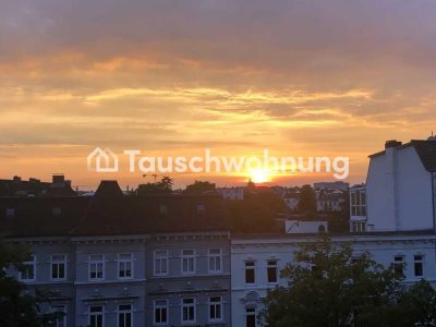 Tauschwohnung: Dachgeschoss mit Weitblick