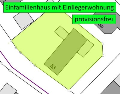 Großes Einfamilienhaus mit Einliegerwohnung (provisionsfrei)