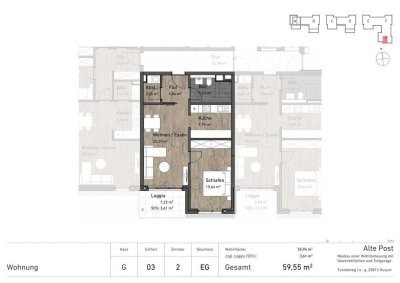 Willkommen im Wohnquartier "Alte Post"  - Neubau von 107 Wohneinheiten