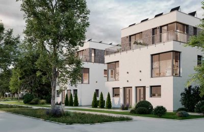 Erstbezug nach Neubau: Modernes 4- bis 5-Zimmer-Townhouse in ruhiger Lage mit idyllischem Garten