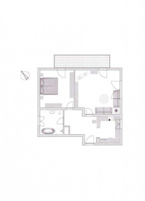 Exklusive 2-Zimmer-Wohnung mit Einbauküche und Balkon in Markt Schwaben