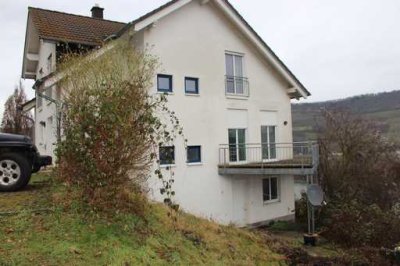 Blick auf den Rhein in Niederheimbach bei Bingen - Einfamilienhaus mit ELW