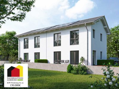 NEUBAU DHH m. Grundstück bei München | Individuelle Planung | KfW Förderung150.000€ | PROVISIONSFREI
