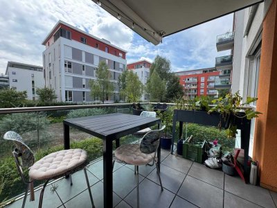 Frei ab sofort - luxuriöse, barrierefreie 3-Zimmer-Wohnung im Karlsruher City-Park