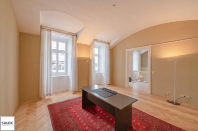 Wohnen am Stadtpark! Altbau mit großen Kellerräumlichkeiten z.B. als Galerie / Studio - sofort beziehbar!