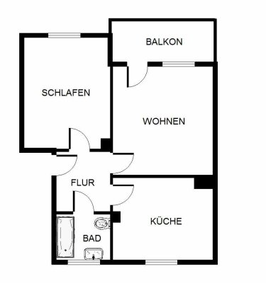 Demnächst frei! 2-Zimmer-Wohnung in Gelsenkirchen Hassel
