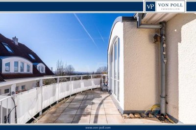 Großzügige Maisonette mit Panoramablick und  eigenem Tiefgaragenstellplatz