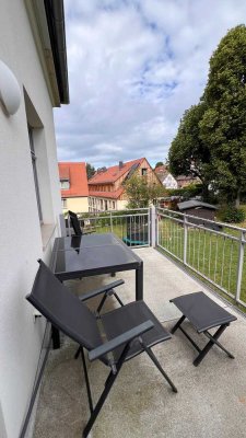 *  Großer Balkon zur Hofseite, moderne Wohnung im Grünen - ID 6709 *
