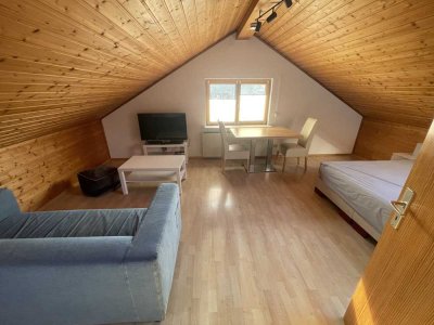 Bevorzugt für Pendler: möbliertes Dachgeschossappartement in Wiesbaden - Auringen