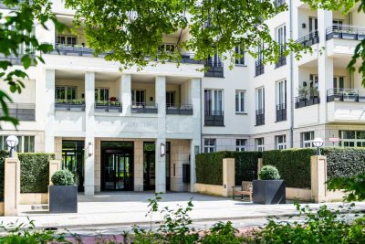 Blick auf den „ Hörster Friedhof “ - Bezugsfreie Wohnung in den Klostergärten