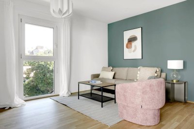 Neubau mit Stil! 3 Zimmer mit Balkon und hipper Wohnküche! Sowie Parkett, Badewanne und Ausblick (VIE183)