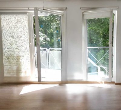 Exklusive 1-Raum-Hochparterre-Wohnung mit Balkon in Braunschweig