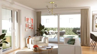 Praktisch und schön -  2-Zi Wohnung mit Gartenanteil und Terrasse
