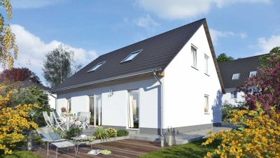 Mitwachshaus 148, Preis inkl. Grundstück, massiv gebaut