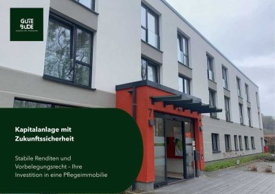 Investition mit Zukunftssicherheit: Renditestarkes Pflegeapartment mit Vorbelegungsrecht!