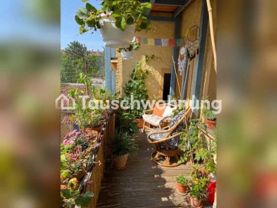 Tauschwohnung: 3 Zimmer Altbau mit großem Balkon in Leipzig Ost