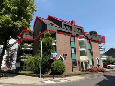 Attraktives Penthouse mit Einliegerwohnung, 2 Terrassen und Blick über Kleve mit 3D-Tour!