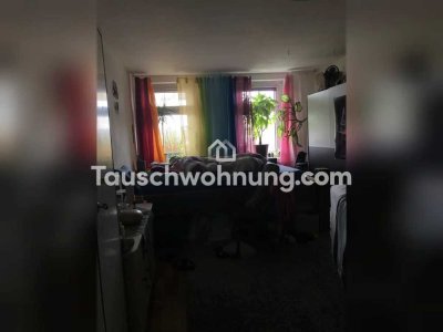 Tauschwohnung: Hell und gemütlich, 3 große Zimmer mit Balkon