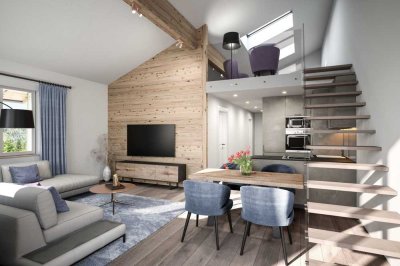 Wohnung in Schliersee mit Galerie und Balkon