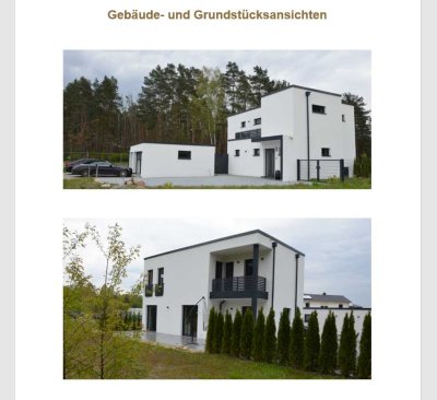 Repräsentative Villa mit großer Garage am Wald nahe Motzener See: PROVISIONSFREI für Käufer/in