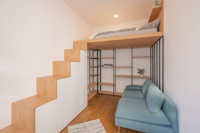++NEU++ Einzigartiges 1-Zimmerapartment mit Tischlermöbel, optimal für Anleger!