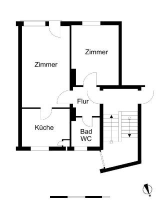 Attraktive Wohnung mit ansprechendem Grundriss!