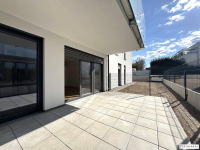 Blumengasse - ERSTBEZUG | 1 Zimmer Wohnung | Terrasse &amp; Garten | zzgl. Tiefgaragenstellplatz | Top D5