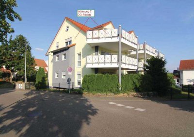 Aldingen Ortsrandlage- wunderschöne, exklusive 2,5-Zi-DG-Maisonette-Wohnung mit großer Dachterrasse