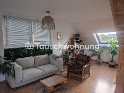 Tauschwohnung: KölnDüsseldorf:Maisonette am See mit Südbalkon und Wohnküche