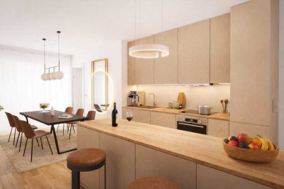 Am Prenzlauer Berg: 4-Zimmer-Neubauwohnung mit Balkon