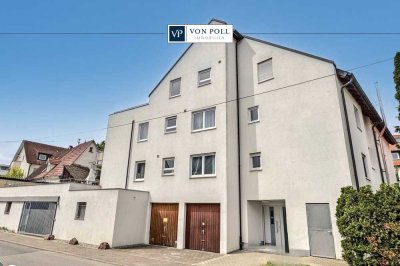 * 3,5 Zimmer, Terrasse und Garten: helle Wohnung für kleine Familie, Single oder Senioren *
