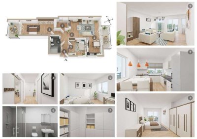 NEUBAU - barrierefreie 3-Zimmer Wohnung in Inzlingen (Lörrach)