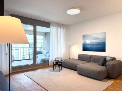 Moderne, möblierte 3-Zimmer-Wohnung mit Loggia in Ludwigsburg-Oßweil