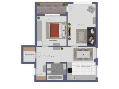 Helle wohnung 2,5 Zimmer 81m² voll möbliert, hervorragend in  Stuttgart