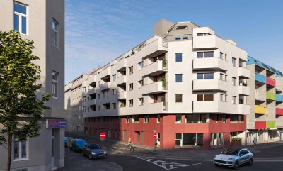 Sonnige 3-Zimmer-Wohnung mit Loggia – Erstbezug in Niedrigenergiehaus - in 1110 Wien zu mieten