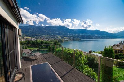 ATEMBERAUBENDE MIETWOHNUNG MIT WUNDERBAREM SEEBLICK UND PRIVATEM SEEZUGANG IN SEEBODEN ZU VERMIETEN!
