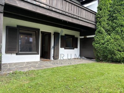 Miete: Zentrale Gartenwohnung mit Freizeitwohnsitz