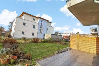 Zeit zum Abschalten: moderne, ruhige Wohnung mit Garten und Terrasse