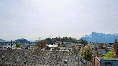 Wohnen über den Dächern von Salzburg - 4 Zimmer Maisonette Wohnung mit Fernblick