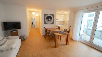Exclusive Wohnung mit Parkett und Balkon
