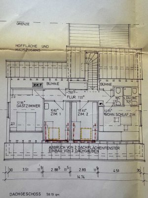 Geschmackvolle, modernisierte 2-Zimmer-Dachgeschosswohnung in Neu-Ulm
