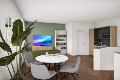 " AUFGEPASST!!  1- Zimmer- Apartment im Altbau- Erstbezug nach Kernsanierung "