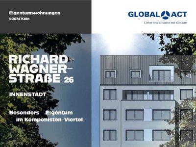 Modernes Wohnen! – Exklusive 3-Zimmer-Eigentumswohnung in Köln Neustadt-Süd, WE 7