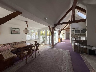 Sanierte extravagante ca. 140 qm Terassenwohnung. Nähe Havelstrand mit Sauna, Kamin und Gartenanteil