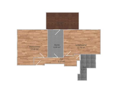 Attraktive 2-Zimmer-Wohnung mit Balkon in Elsterberg