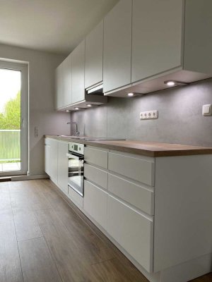 Moderne ruhige 2-Zimmer-Wohnung zentral in Leverkusen mit Garten und Balkon
