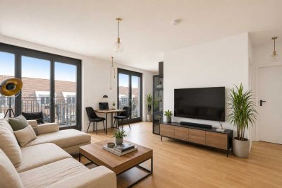 Bezugsfreie 3-Zi-Penthousewohnung mit 2 Balkonen nahe dem Märkischen Ufer
