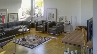 Modernes Wohnen mit Blick auf Stadtpark und Burgberg