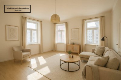 ++NEU++ Altbaucharme neu entdecken: 2-Zimmer Wohnung zum Sanieren mit viel Potenzial