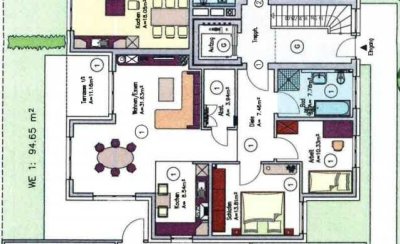 Exklusive 3,5-Raum-Erdgeschosswohnung mit gehobener Ausstattung und Terrasse in Paderborn Elsen